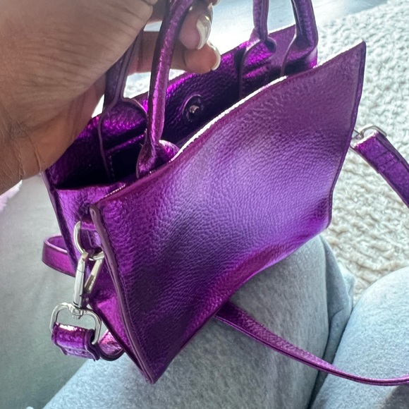 Purple Brandon Blackwood “End Systematic Racism” bag AUTHENTIC - Picture 2 of 5